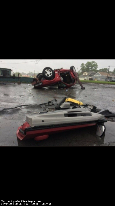 Mattydale rescue dispatched for a signal 80 rollover