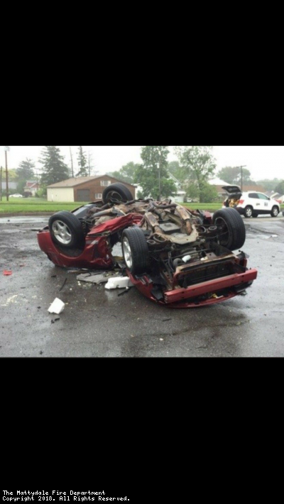 Mattydale rescue dispatched for a signal 80 rollover