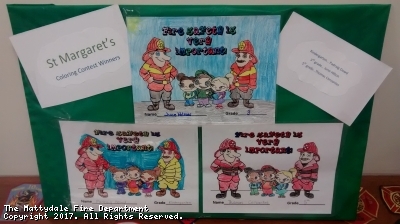 ROXBORO ELEMENTARY AND ST. MARGARET'S KIDS PARTICIPATE IN ANNUAL FIRE PREVENTION COLORING CONTEST